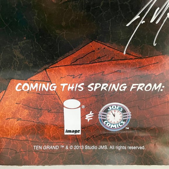 Ten Grand Image Comics 24x36 Poster Signed by J. Michael Straczynski Autographed - Picture 2 of 10